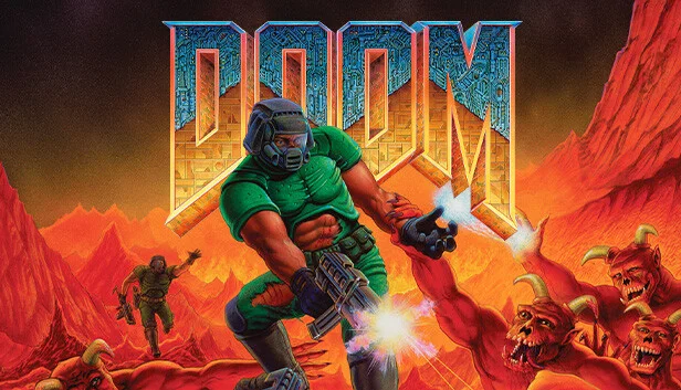 Doomslayer fighting for his live